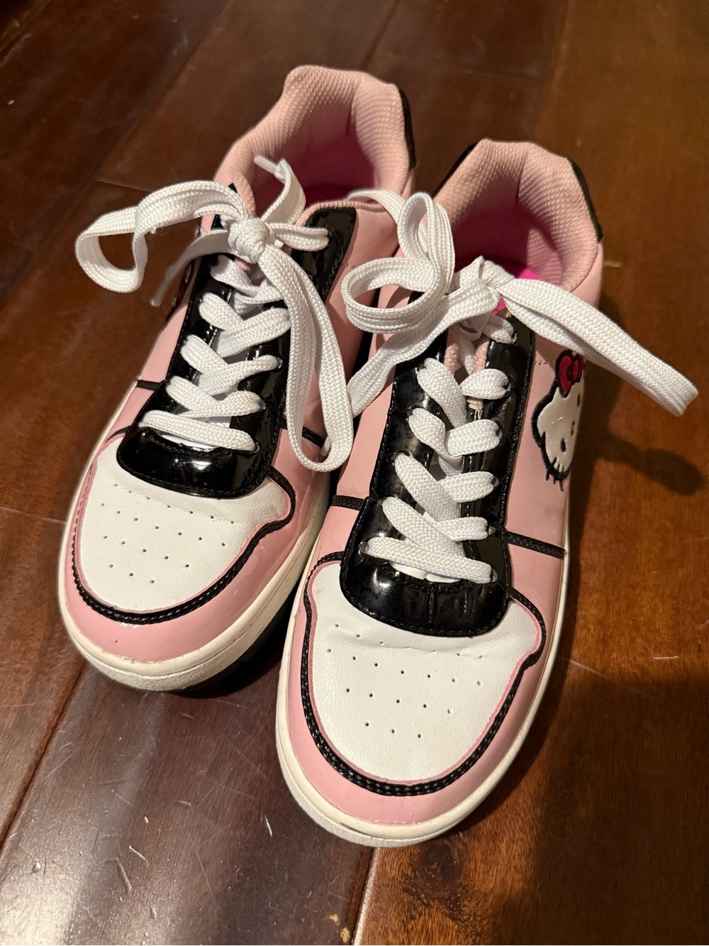 Hello Kitty Pink & White Retro Sneakers